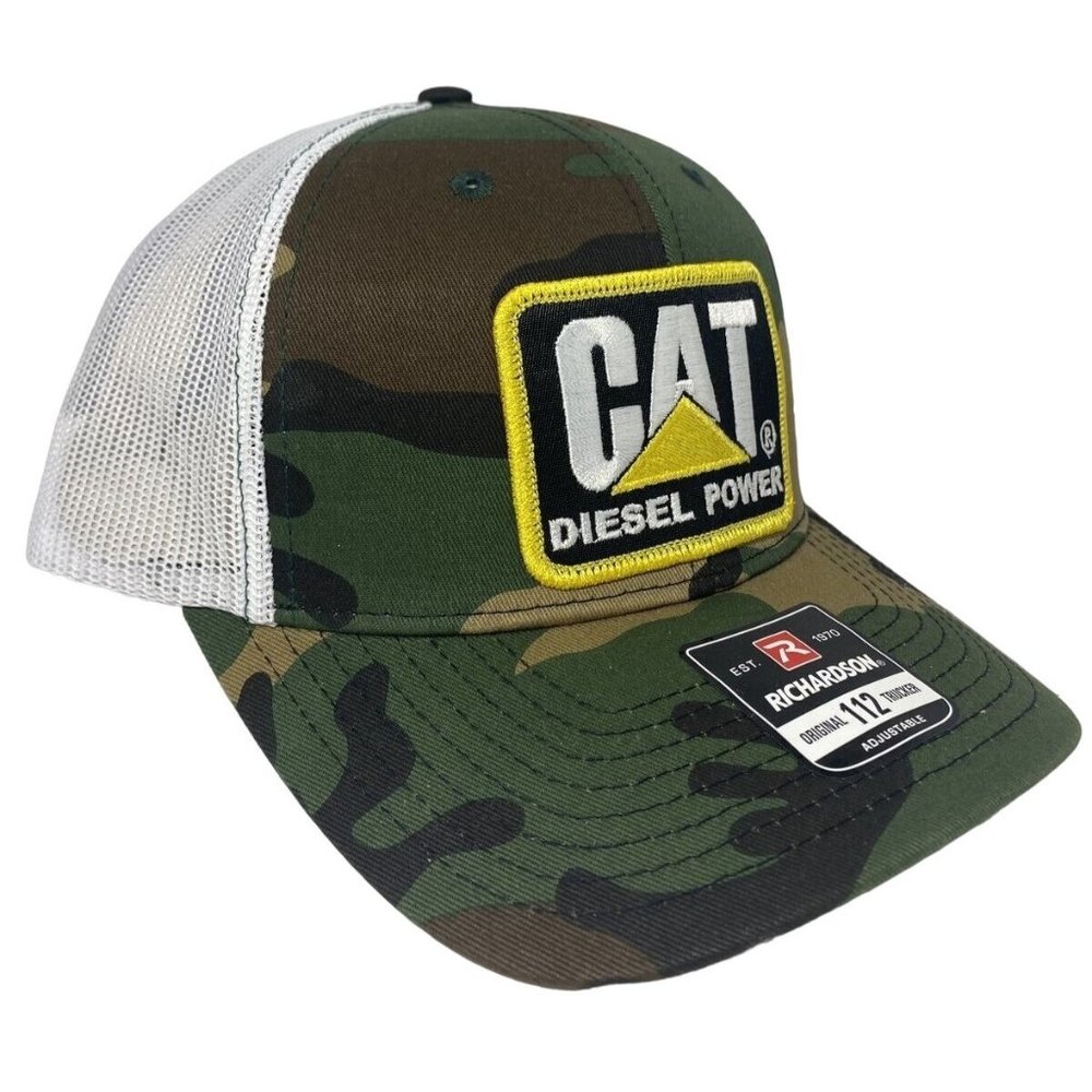 Caterpillar CAT Richardson 112 Snap Back Trucker Hat